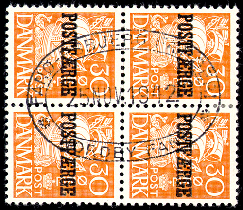 Genuine: One of the several types of double-oval Nordy-Fano cancellations .
